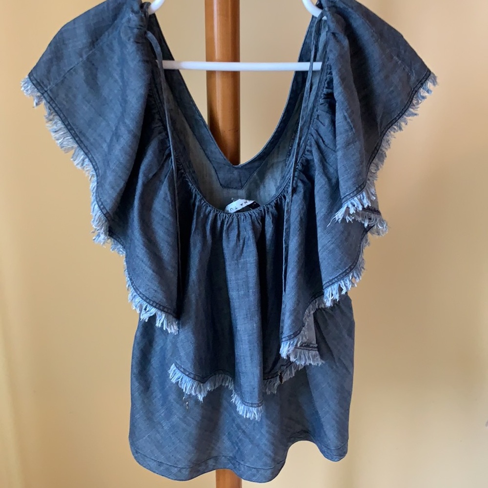 Trina Turk Ruffles Top - Picture 2 of 9